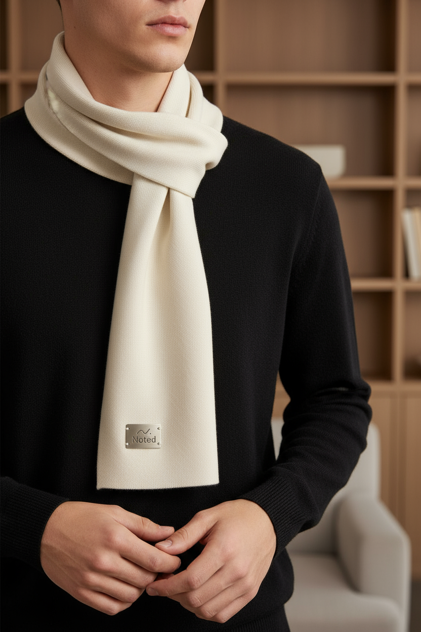 Off-White knitted scarf