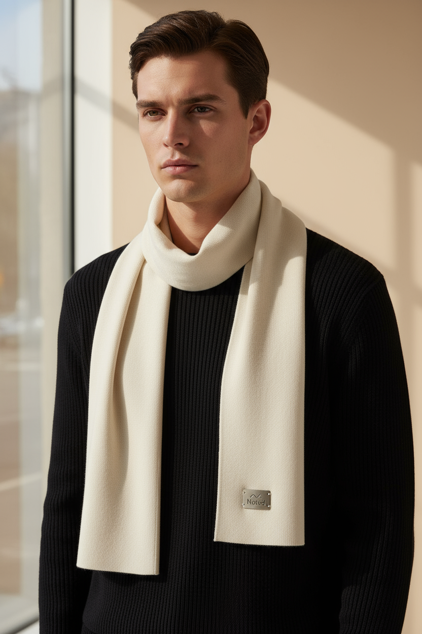 Off-White knitted scarf