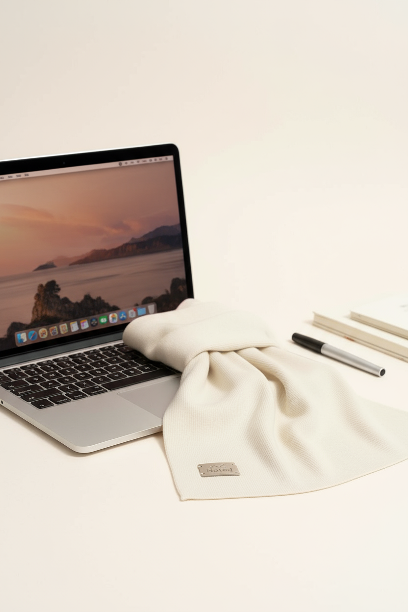 Off-White knitted scarf